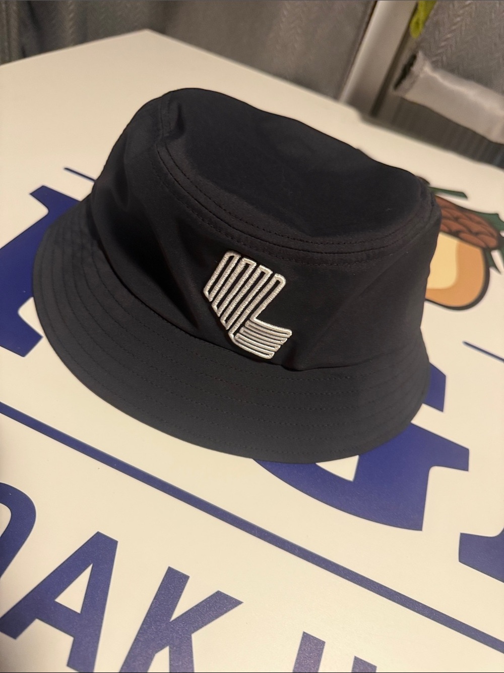 Men's LIV GOLF Black Bucket Hat with White Embroidered Logo